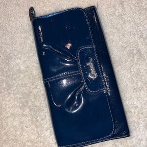 Coach Midnight Blue Glossy Wallet